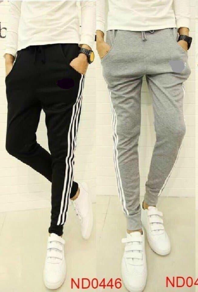 Quần Jogger Phối sọc Thời TRang Nam Nữ