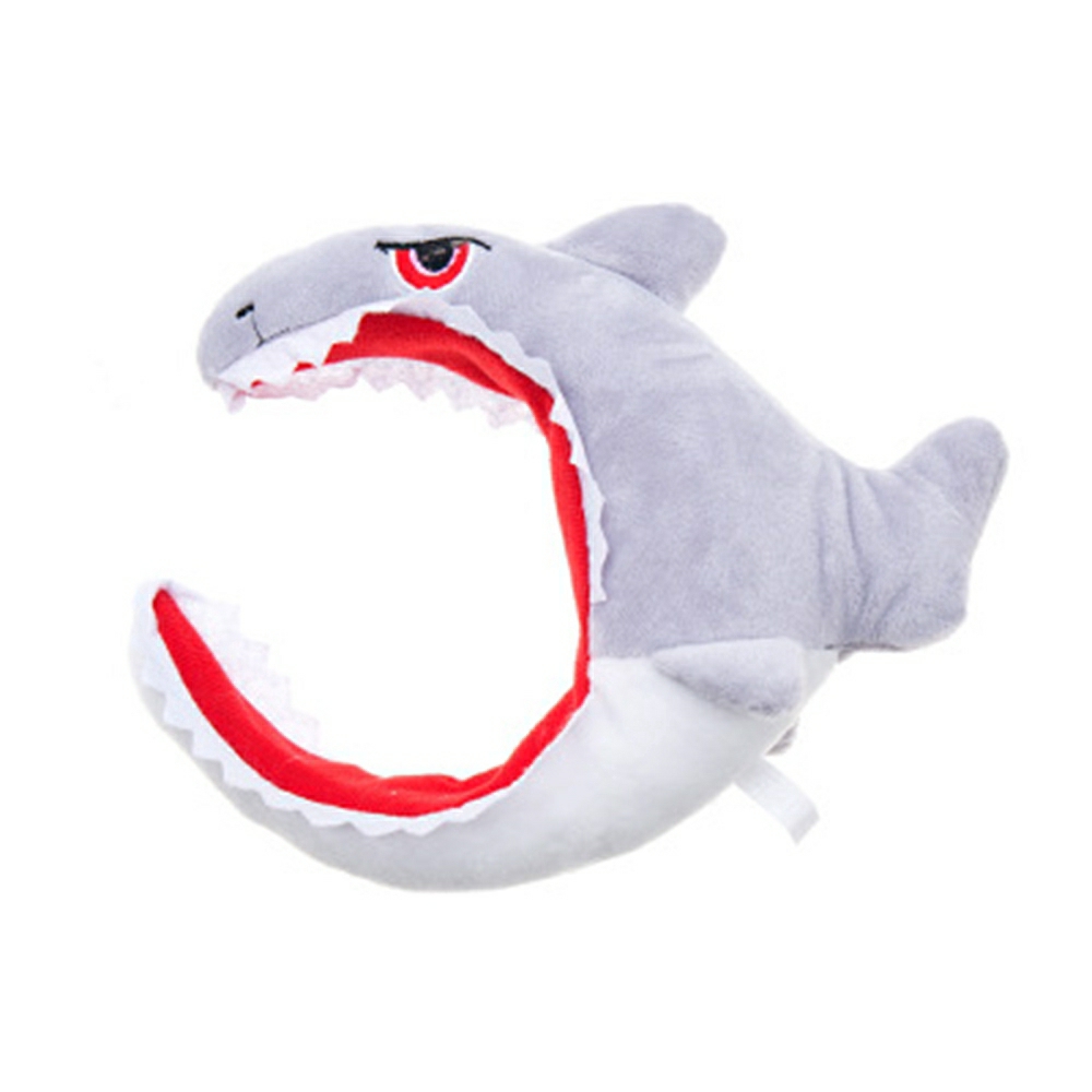 Wide mouth shark headband
