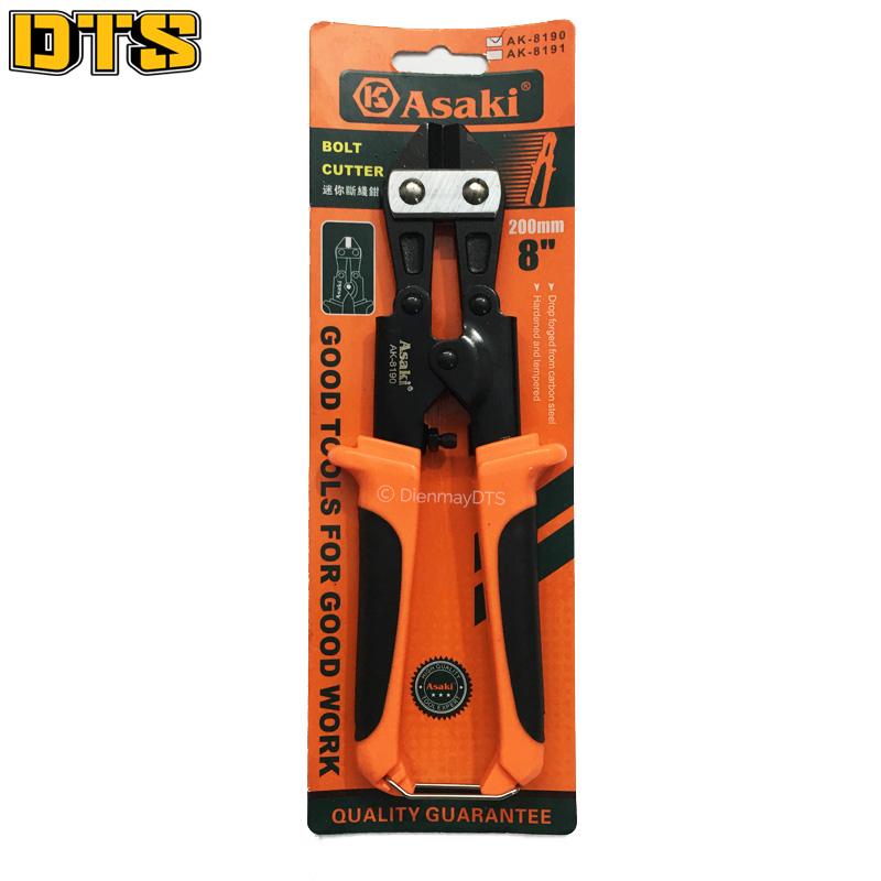 Kìm cắt cộng lực mini Asaki AK-8190 8''/200mm