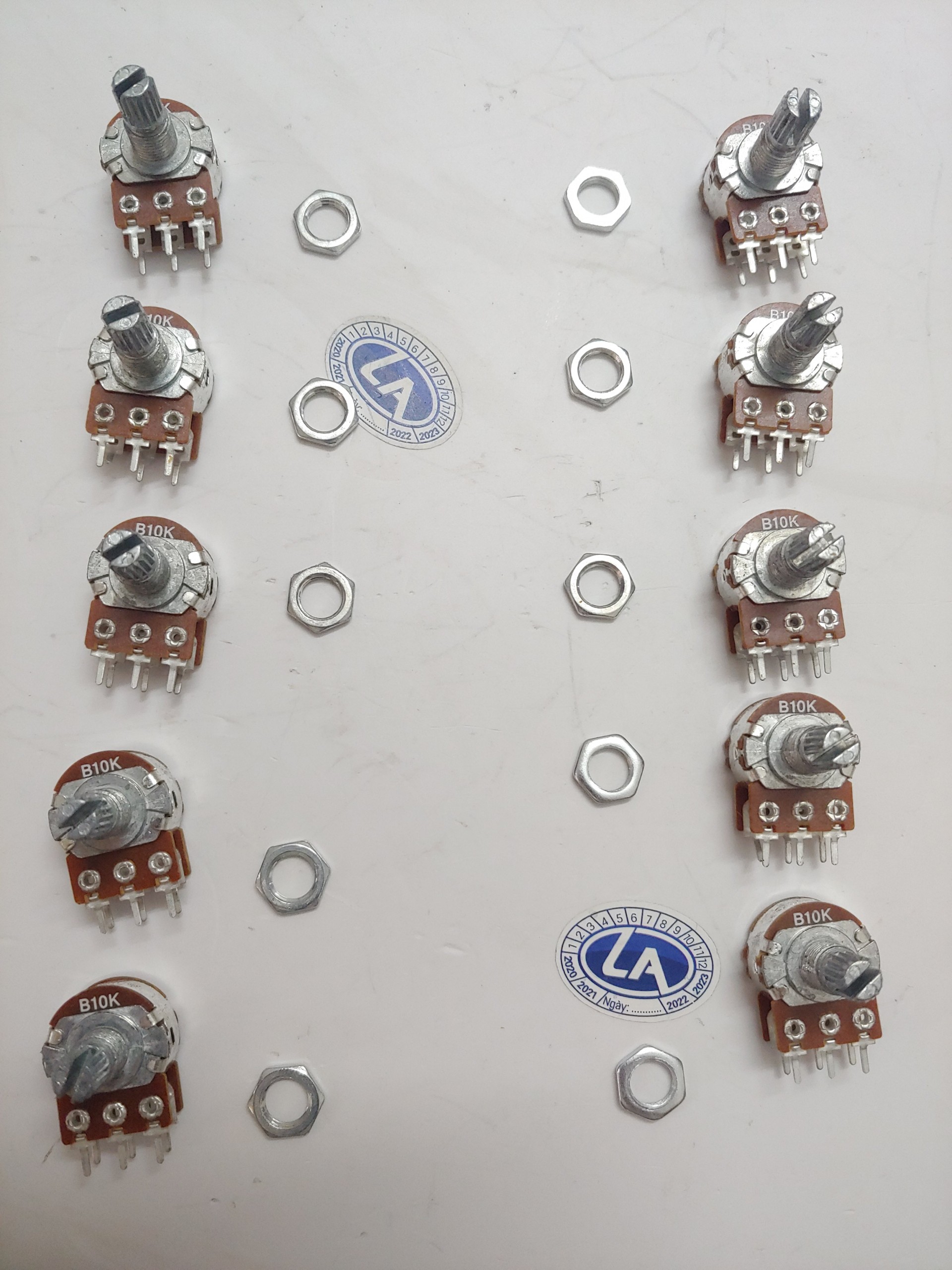 Chiết Áp Ampli Chiết Áp Loa Kéo (Có Bi Nấc ) Combo10 Chiếc