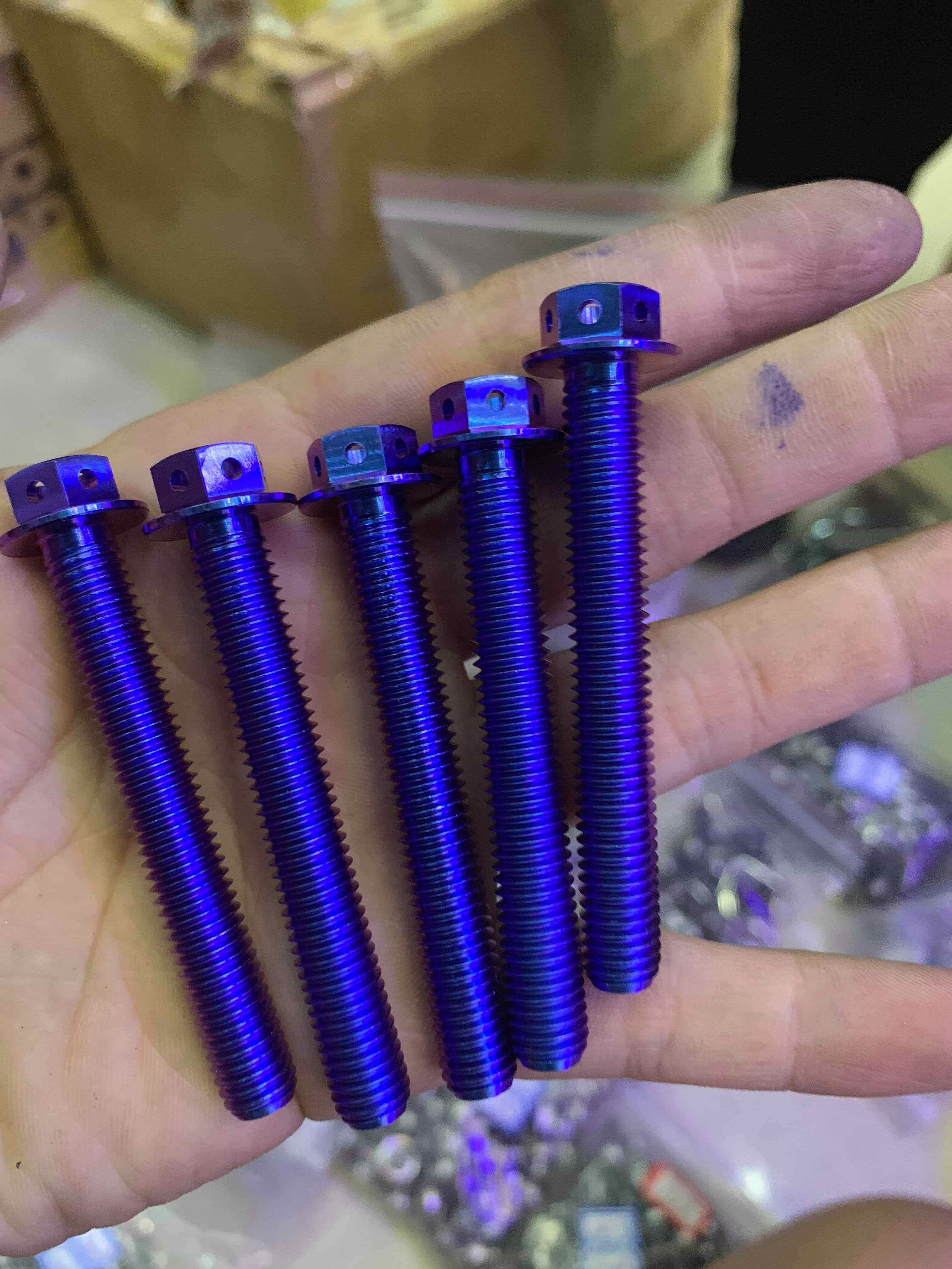 1 con Ốc Titan Gr5 8li60 đầu Probolt bắt cảng Click Vario