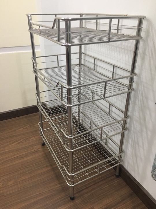 [HCM]KỆ ỐNG ĐỰNG CHÉN ĐĨA 4 TẦNG