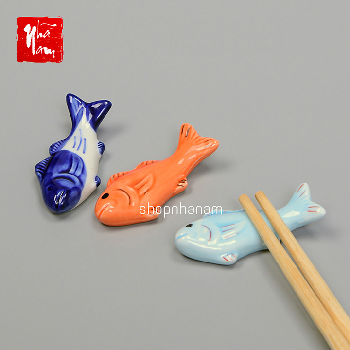 Tượng cá chép cá koi gác đũa bàn ăn trang trí