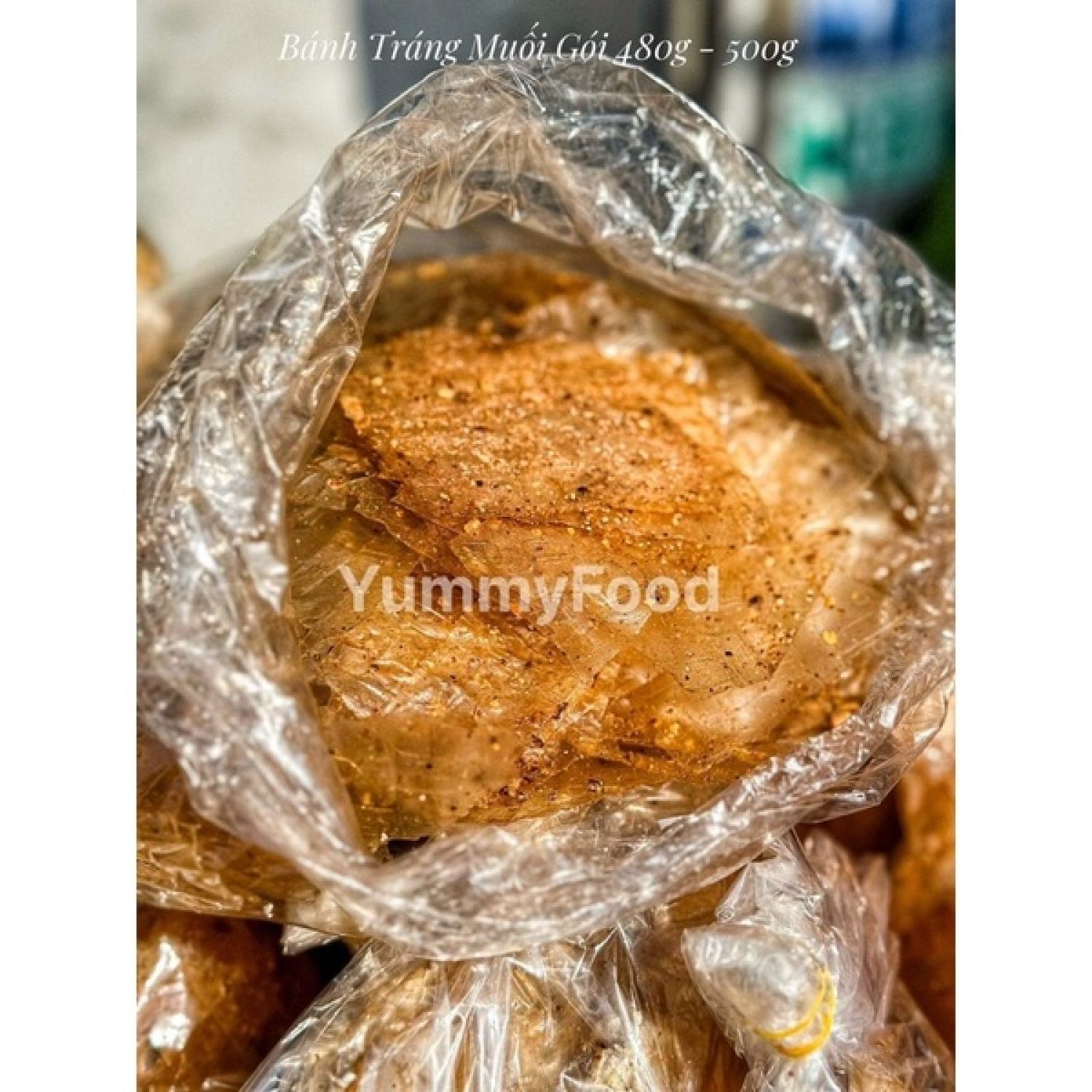 Bánh Tráng Muối Tỏi 480-500gr