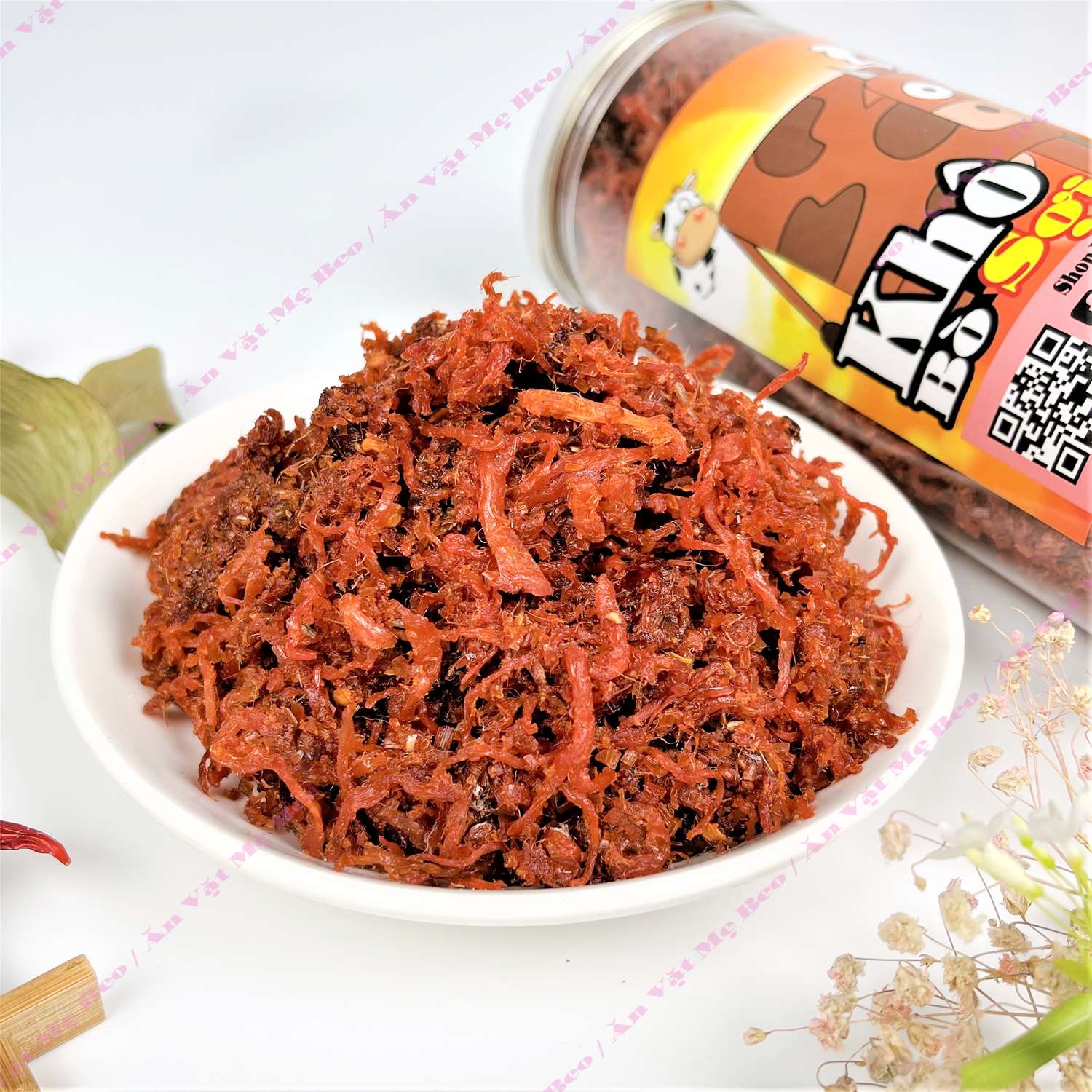 [ HOÀN TIỀN 10% ]500Gr Khô Bò Xé Sợi Cay Cay Cực Ngon ( Khô heo Vị Bò)