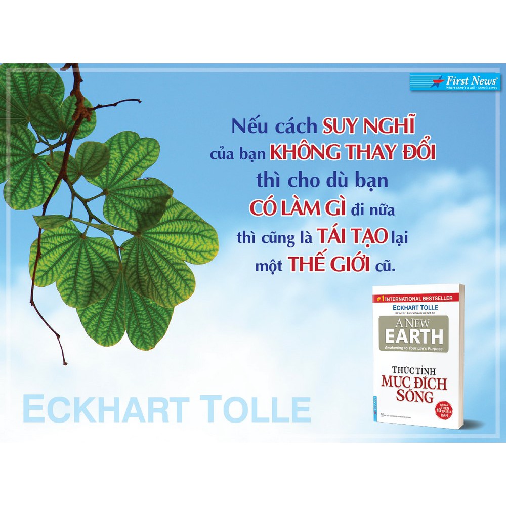 First News - Sách Thức Tỉnh Mục Đích Sống - Eckhart Tolle