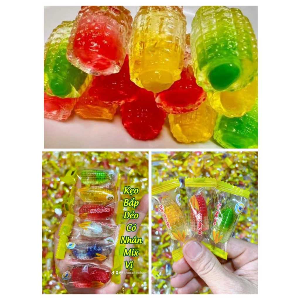 Transparent corn with yellow kernel 1kg-snacks-snacks-Tet holiday