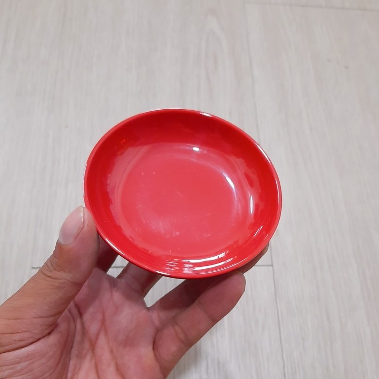 10 chén nước chấm đỏ đen - t26