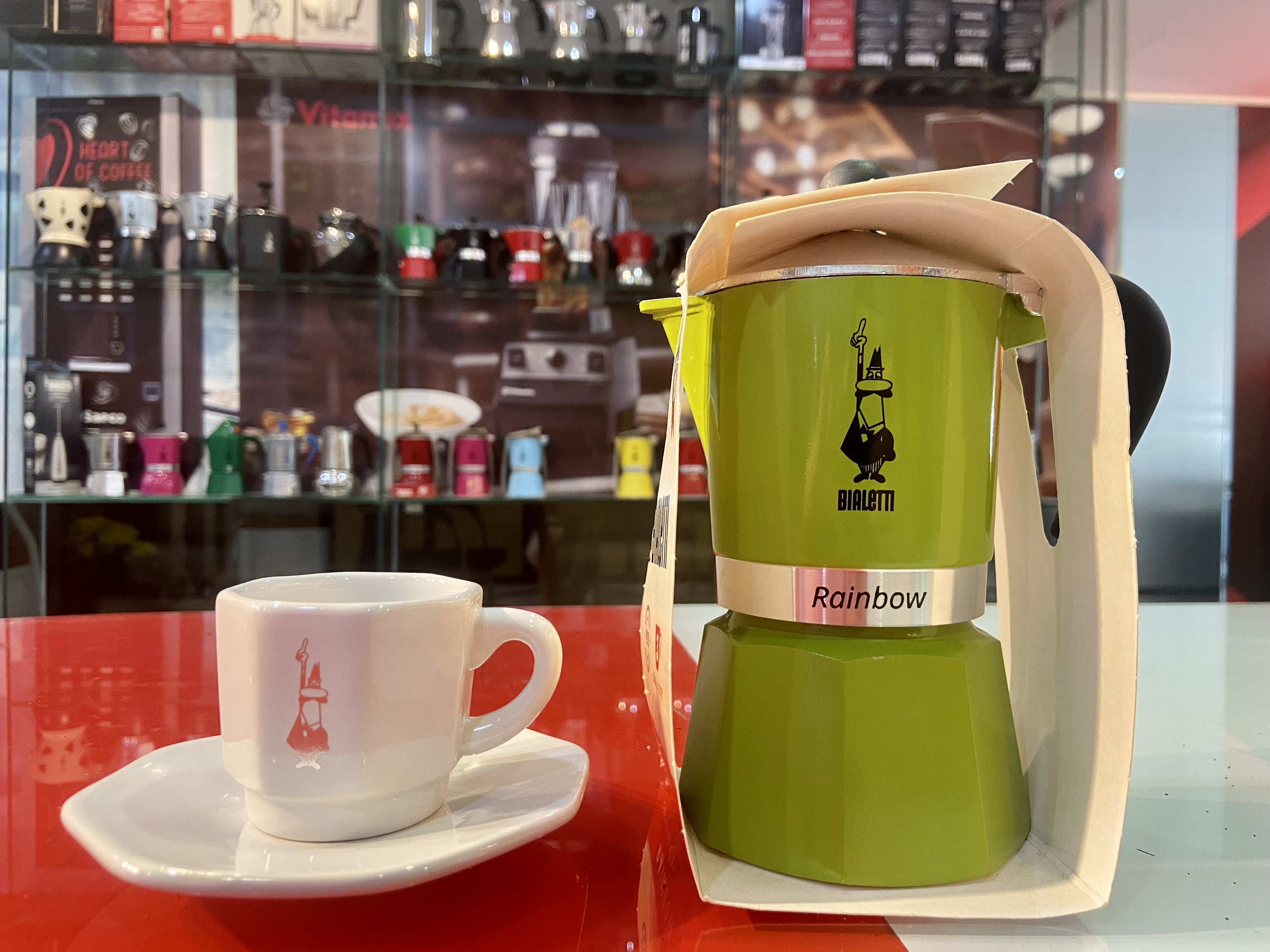 ẤM PHA CÀ PHÊ BIALETTI RAINBOW 3 CUP