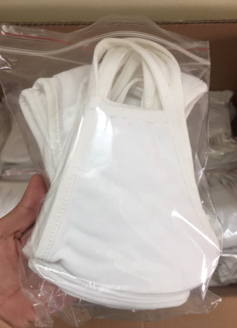 Combo 5 khẩu trang vải kháng khuẩn 3 lớp