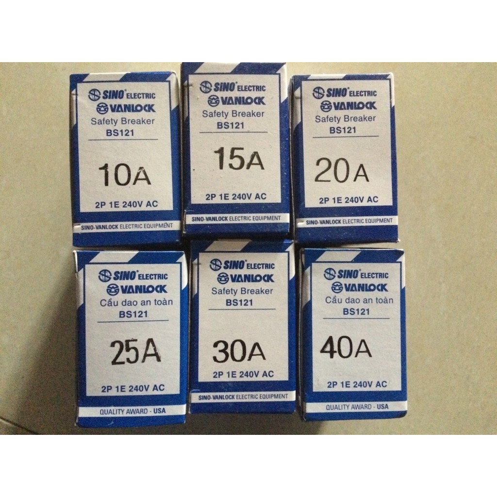 CẦU DAO TỰ ĐỘNG , CB CÓC SINO TỪ 10A - 40A