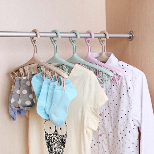 [HCM][MÀU PASTEL] MÓC PHƠI ĐỒ 8 KẸP ĐA NĂNG - MÓC PHƠI QUẦN ÁO TẤT VỚI CHẤT LIỆU NHỰA CAO CẤP ĐỘ BỀN CAO CHỊU LỰC TỐT