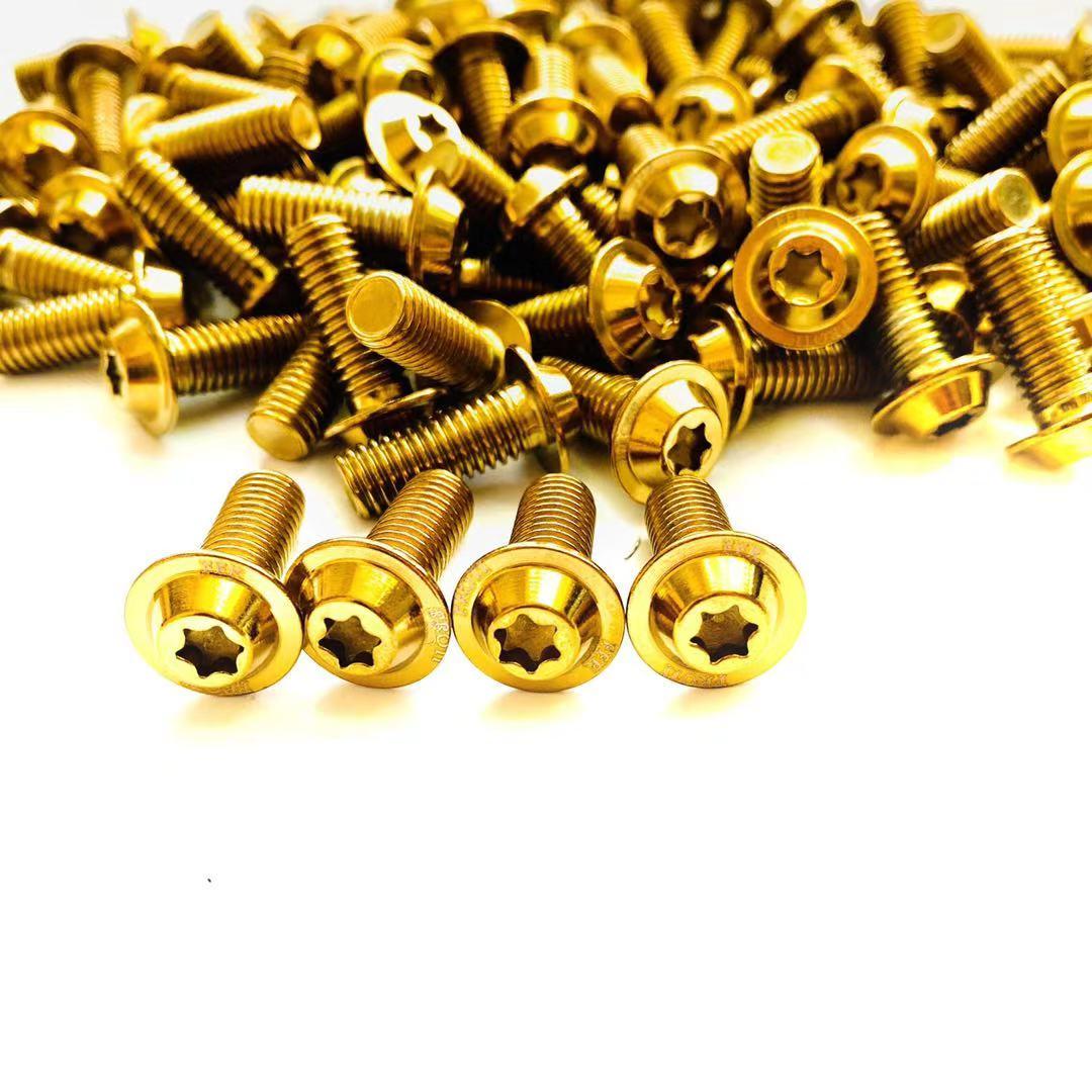 [ Màu Vàng ] Ốc Proti M8 * 20mm ốc đĩa ; gác chân