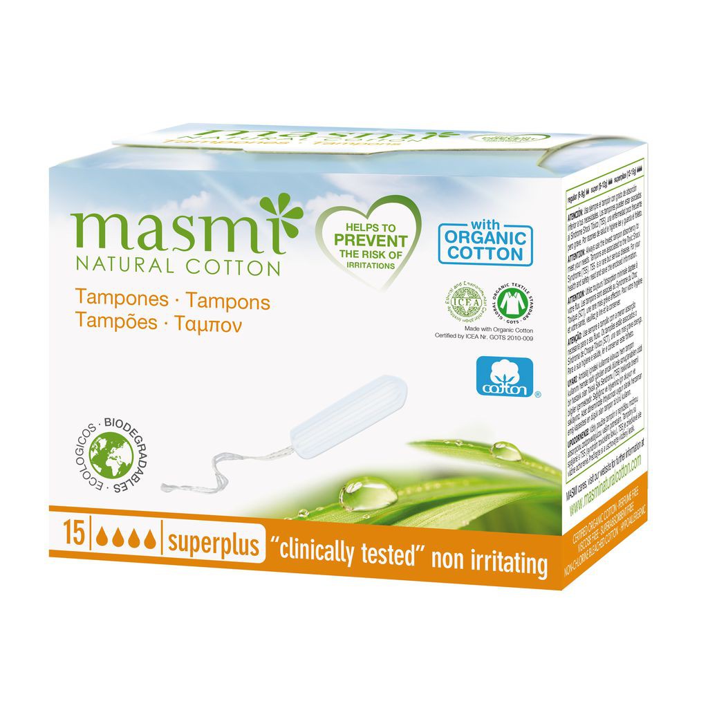 Masmi Organic Cotton Digital (non-applicator) Tampons