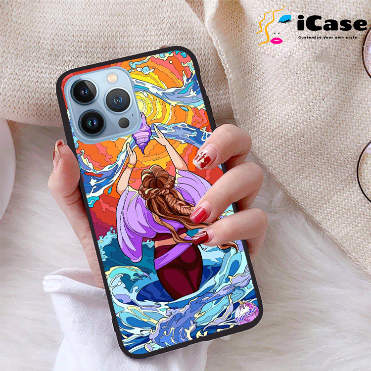 Ốp lưng iPhone 13 Pro Max viền dẻo TPU BST Sea