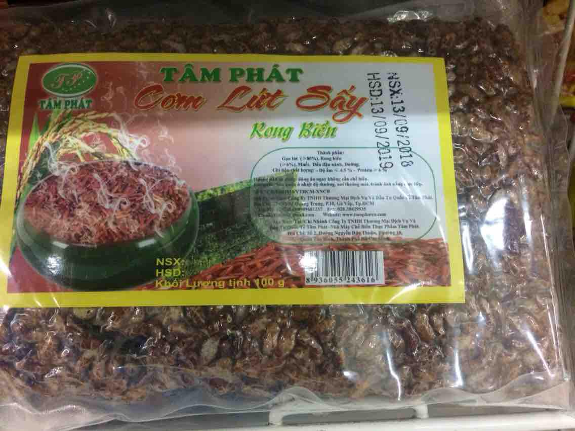 Cơm sấy gạo lứt-gói 100gr-Combo 2 gói