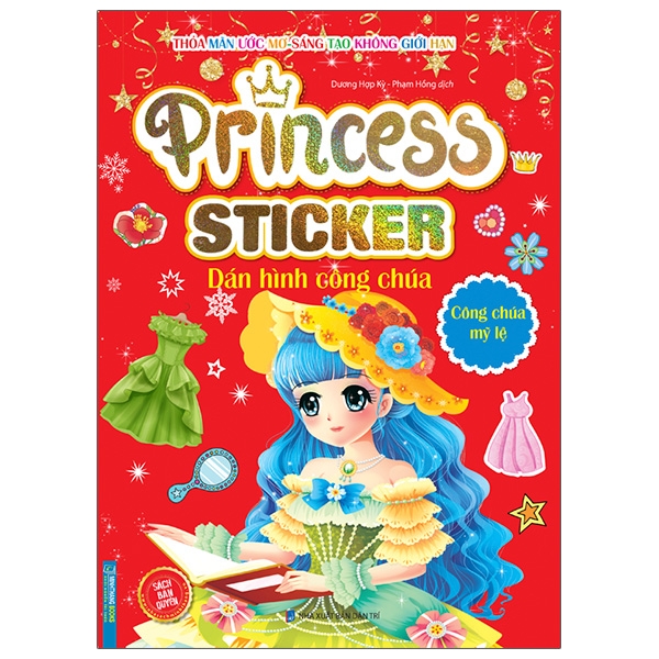 Fahasa - princess sticker - dán hình công chúa - công chúa mỹ lệ