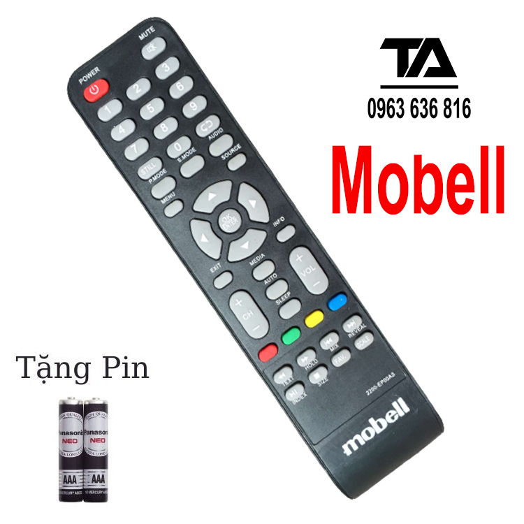 [ FREESHIP ] Remote Điều khiển tivi Mobell