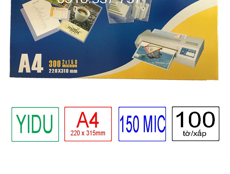 [HCM]Ép Plastic khổ A4 giá sỉchất lượng cao độ dày 100mic125mic và 150mic