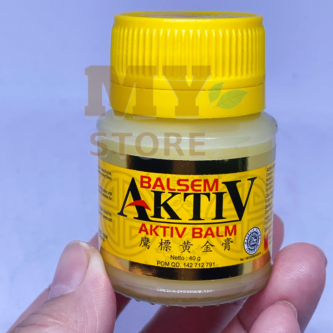 (Chính Hãng) Dầu Cù Là Vàng Balsem AktiV Balm Indonexia 40g