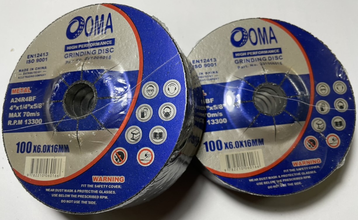 Đá mài sắt oma kích thước 100x6x16mm
