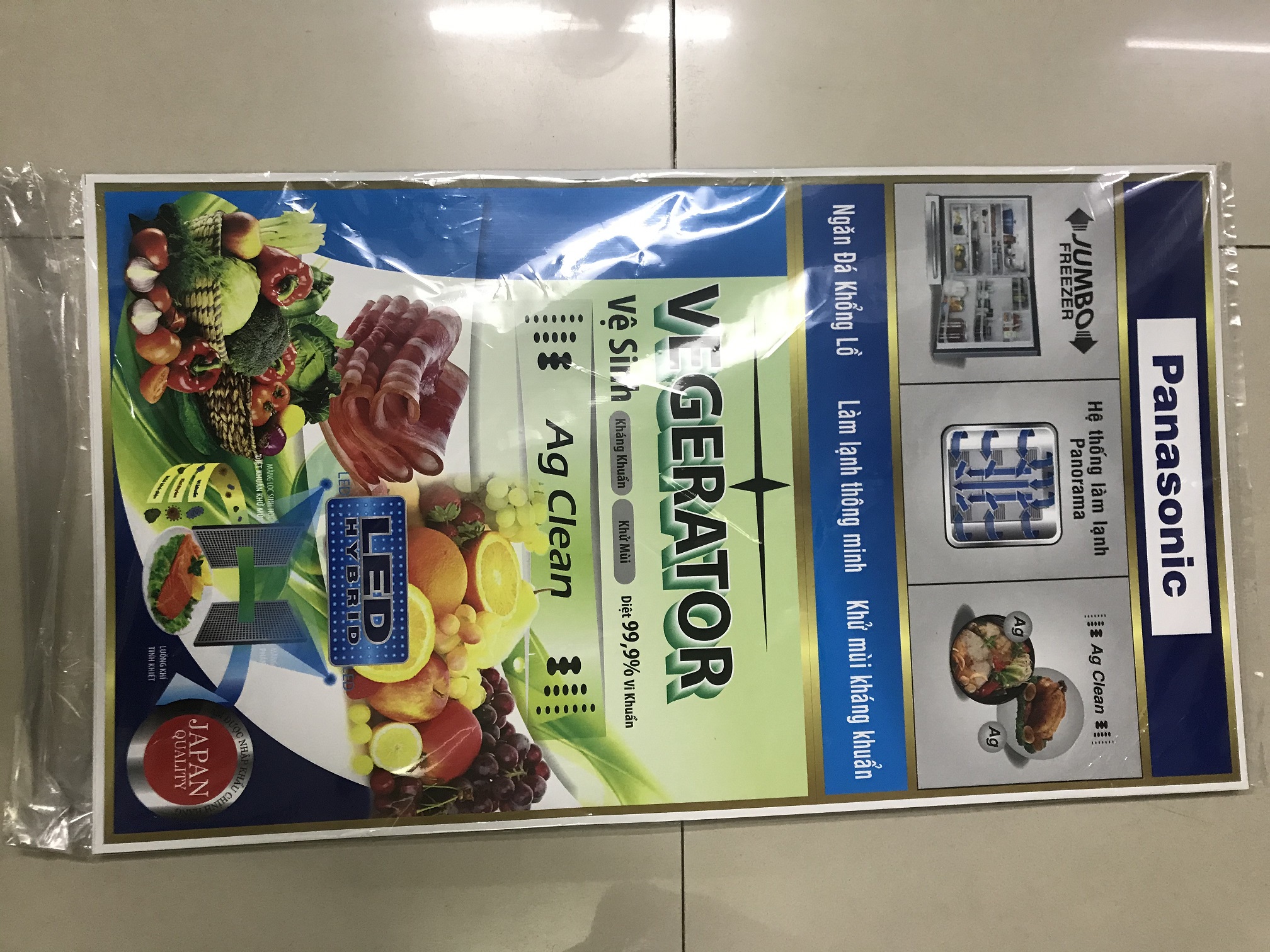Miếng dán tủ lạnh Panasonic - Tem dán tủ lạnh Panasonic
