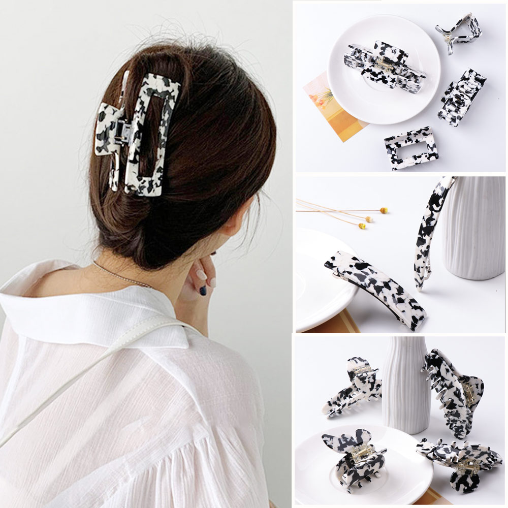[ẢNH THẬT] Kẹp tóc Họa Tiết Bò Sữa Dễ Thương Cho Nữ HOT