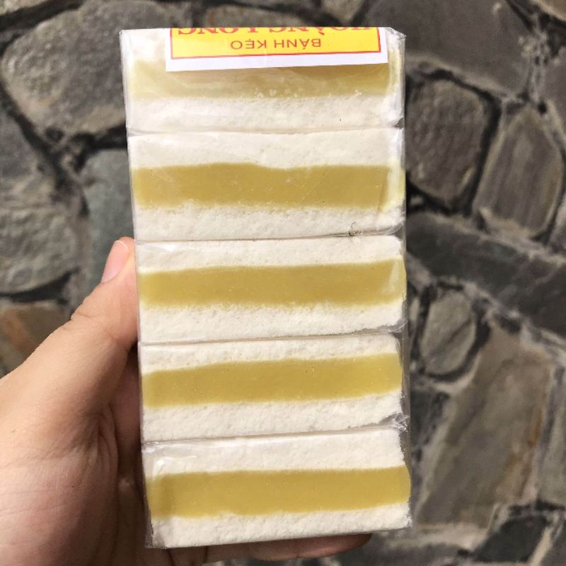 (HƯƠNG VỊ QUÊ) COMBO 2 BỊCH BÁNH IN ĐẬU XANH (5 cái /bịch)