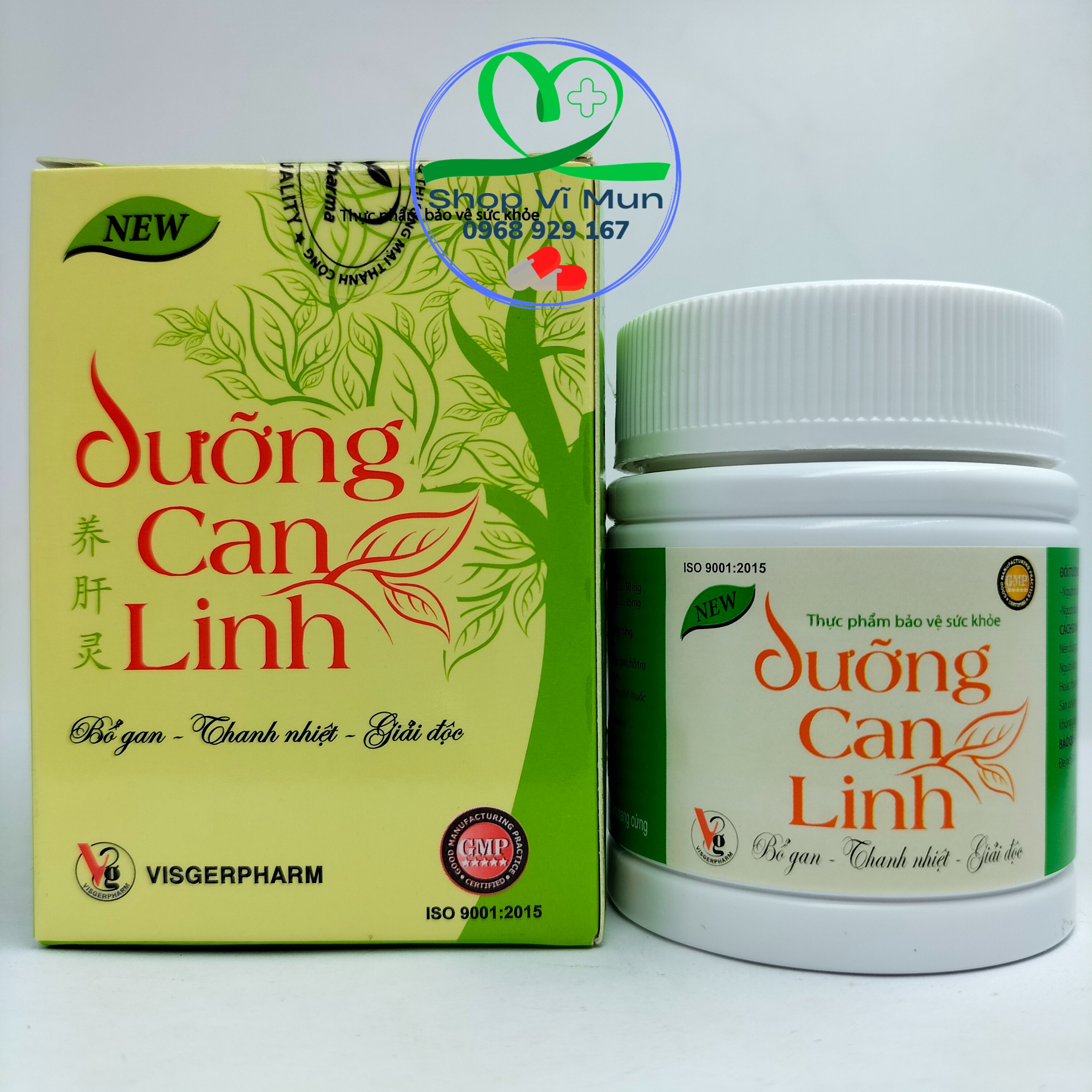 Dưỡng Can Linh lọ 40 viên - Hỗ trợ thanh nhiệt, giải độc gan, hỗ trợ giảm triệu chứng dị ứng, mẩn ngứa, mụn nhọt do chức năng gan kém