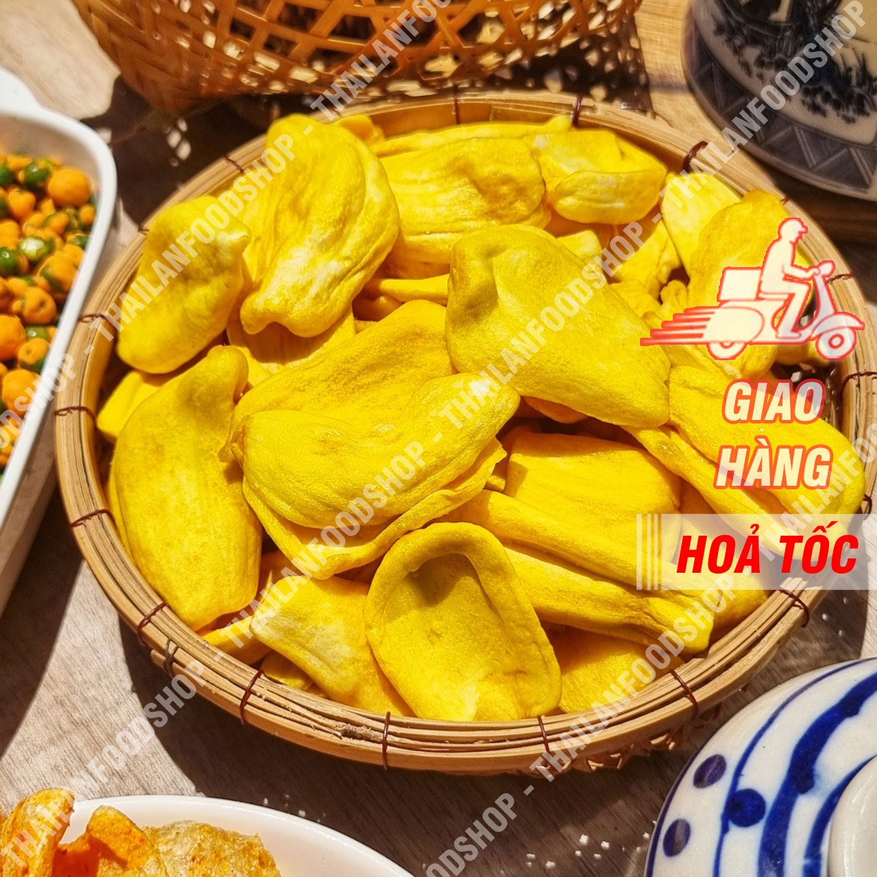 Mít Sấy Giòn Nguyên Miếng Hàng Xuất Khẩu - Túi 500gr