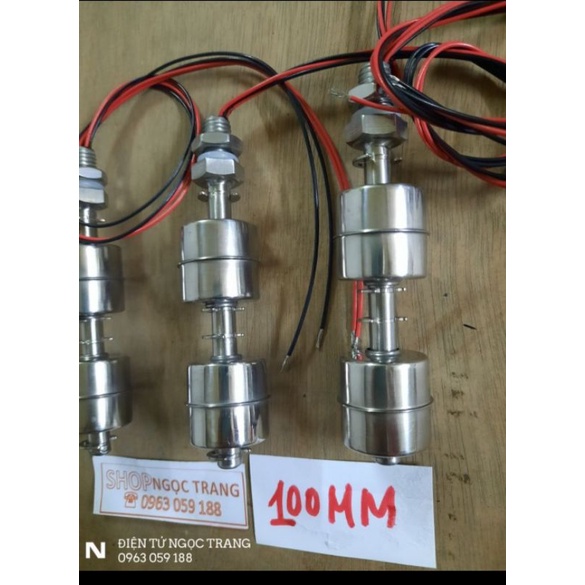 Công Tắc Phao Inox 304 -220V - 100MM
