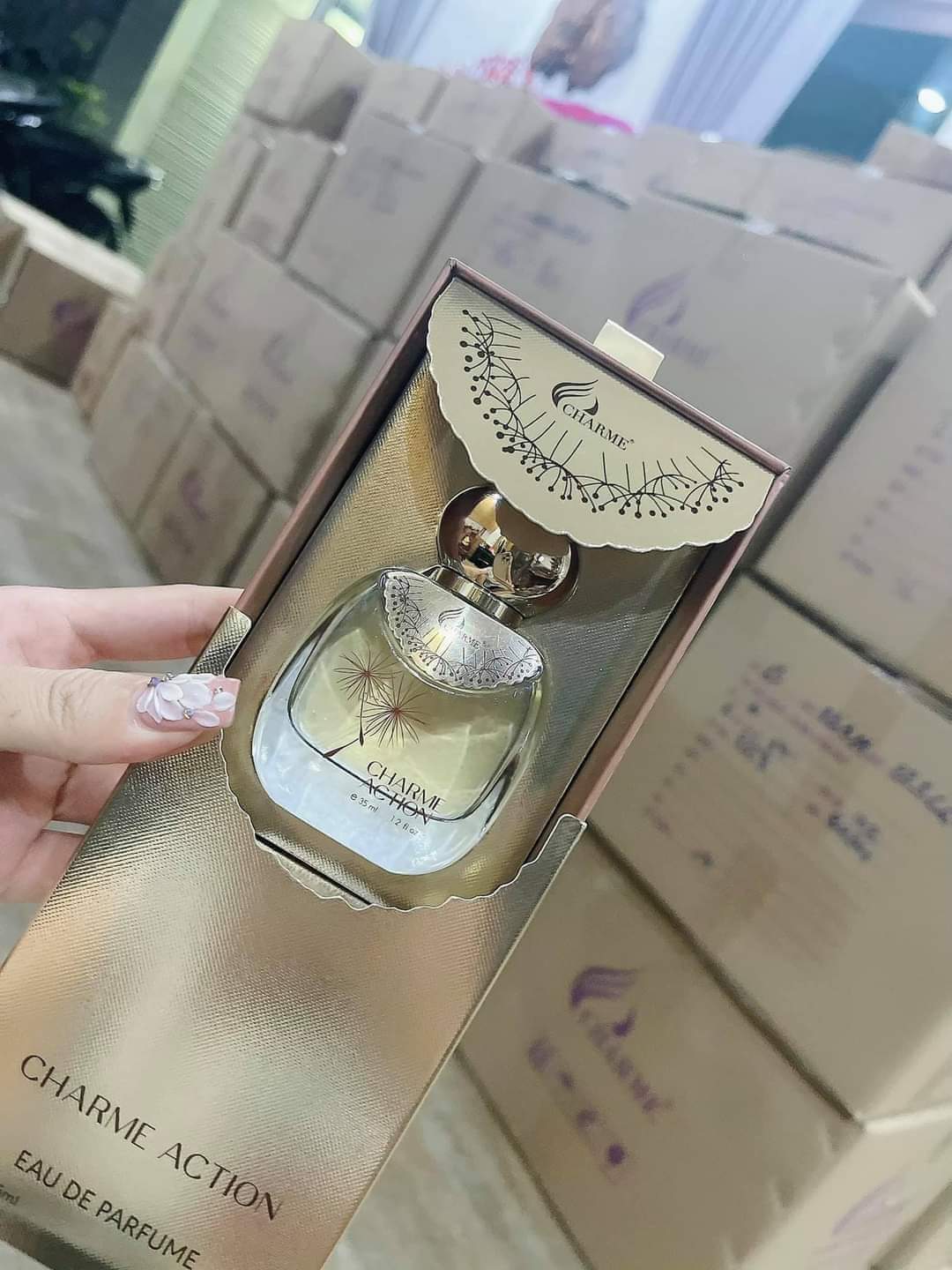 [ CHÍNH HÃNG ] Nước hoa nữ   Action 35ml lưu hương lâu