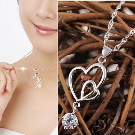 Women's heart -shaped female chains are super cute Korean style BSTDC - [TOTOSHOSHOSH]