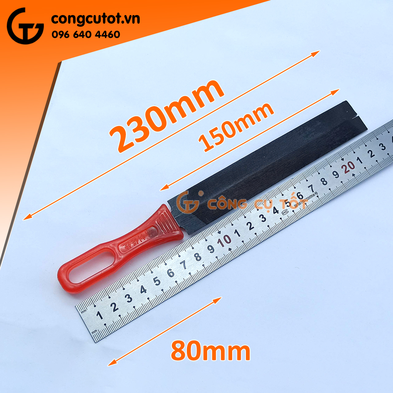 Dũa mài lưỡi cưa cán nhựa