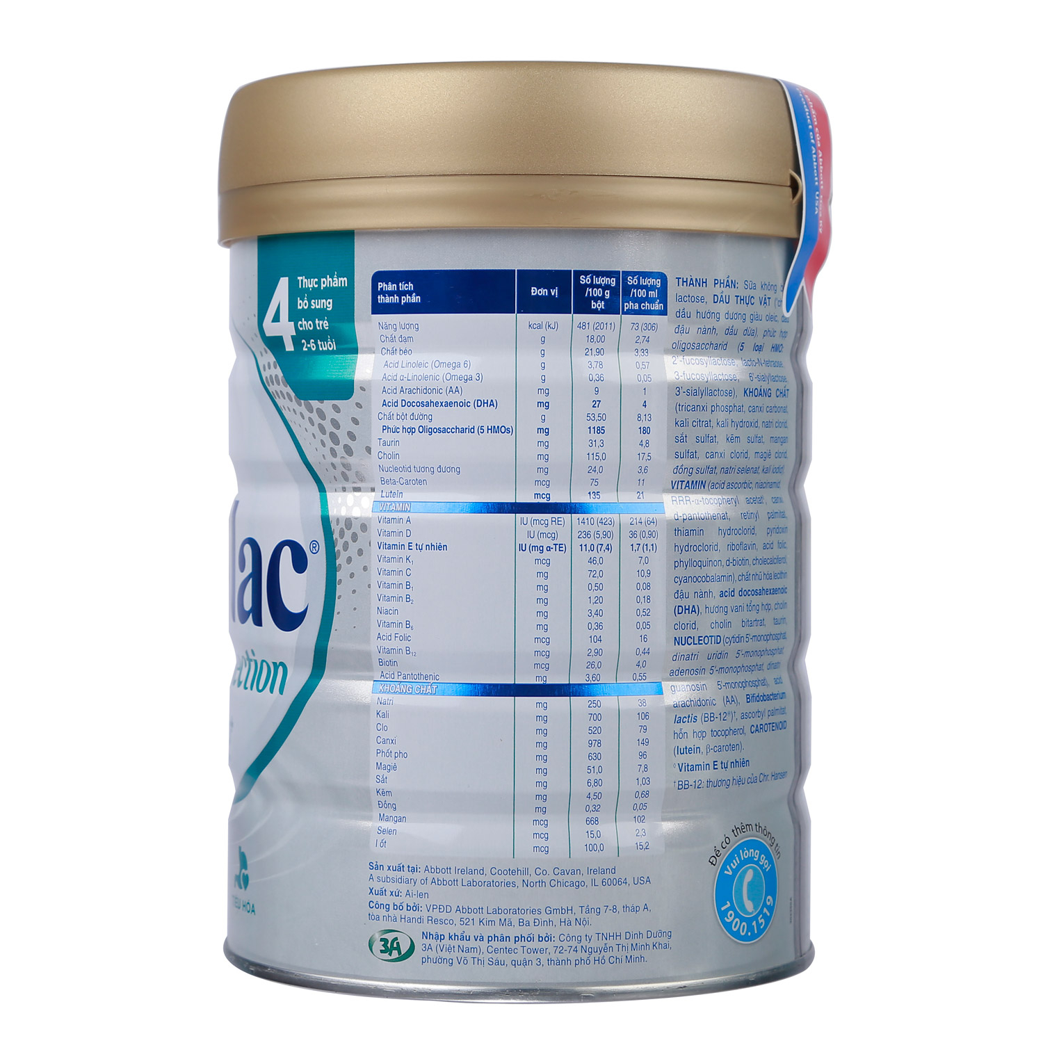 Sữa bột Similac Total Protection 4 (900g)