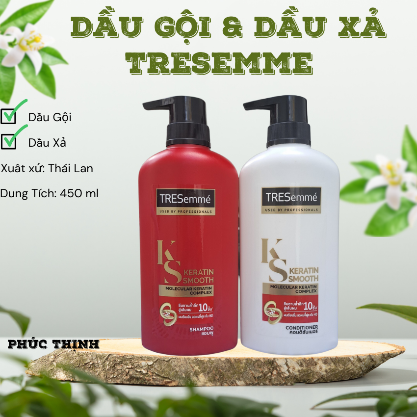 Dầu Gội Và Dầu Xả Tresemme Thái Lan