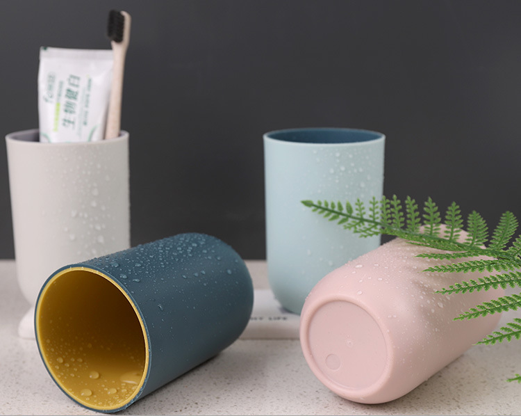 Cups toothbrush holder plastic barley