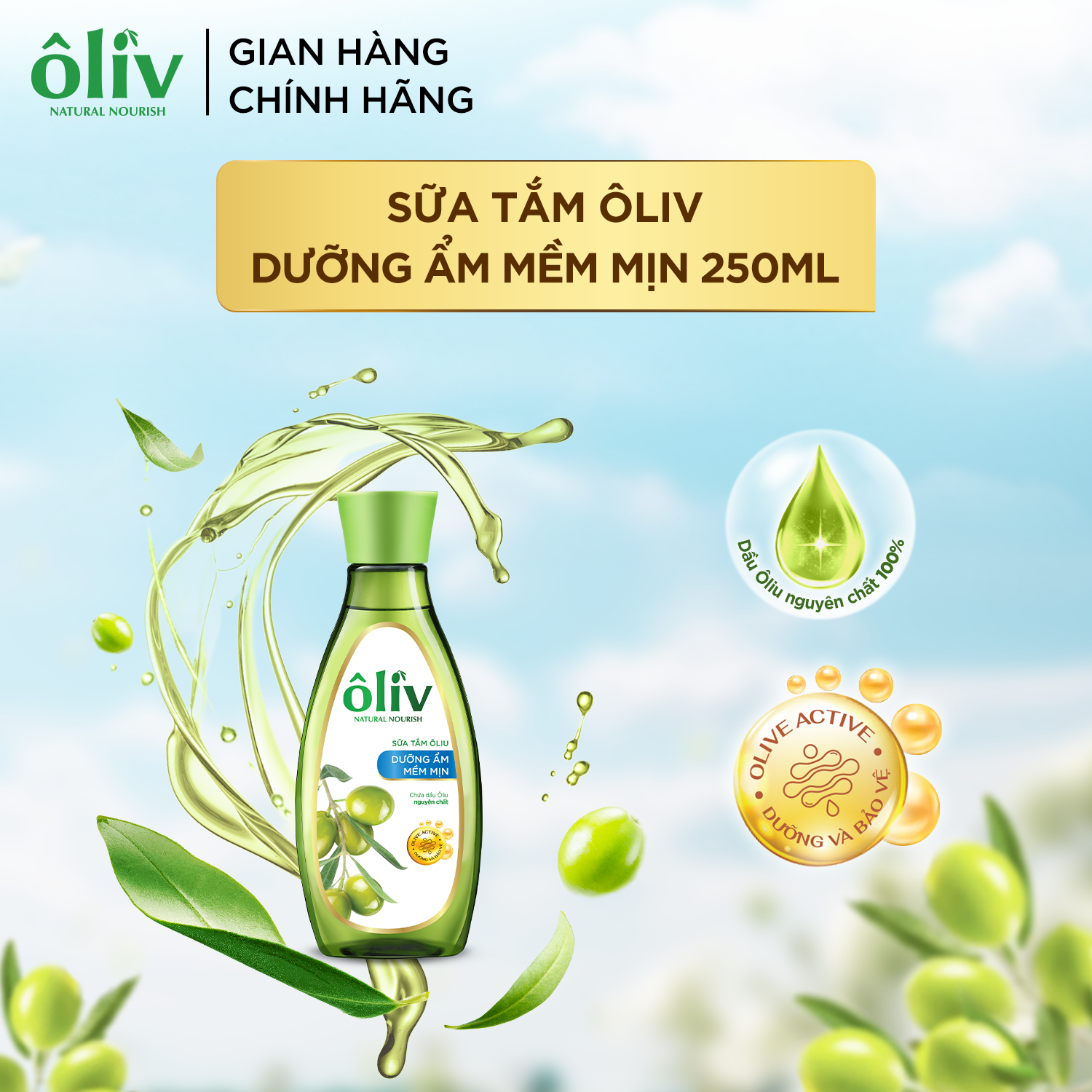 Sữa Tắm Ôliv Dưỡng Ẩm 250ml