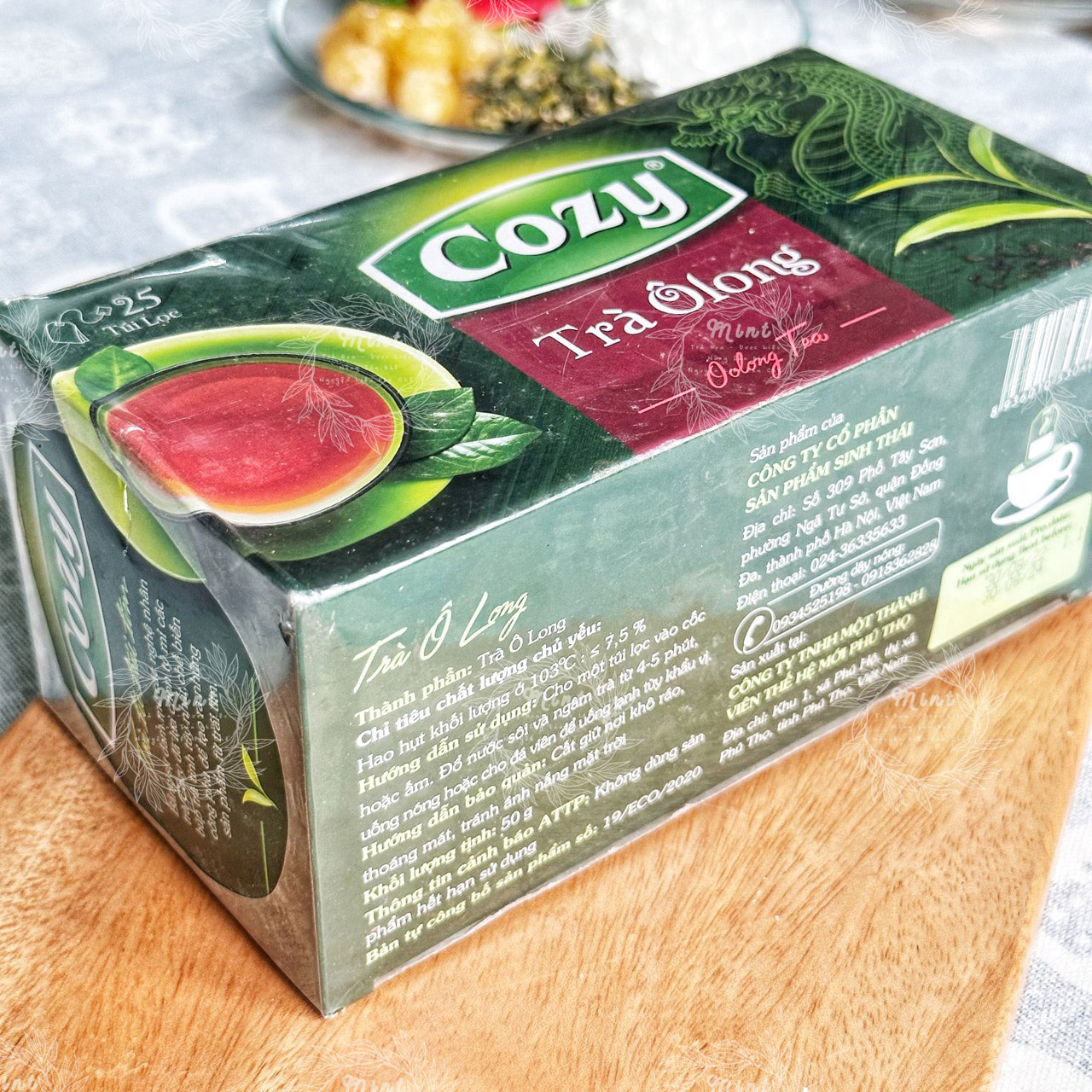 Trà Cozy Túi Lọc Oolong x 25 Gói x 2gr