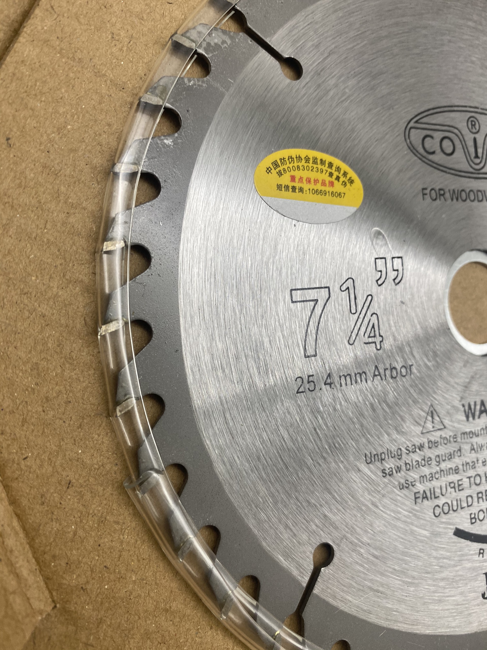 [HCM]LƯỠI CƯA GỖ COVINA 185MM