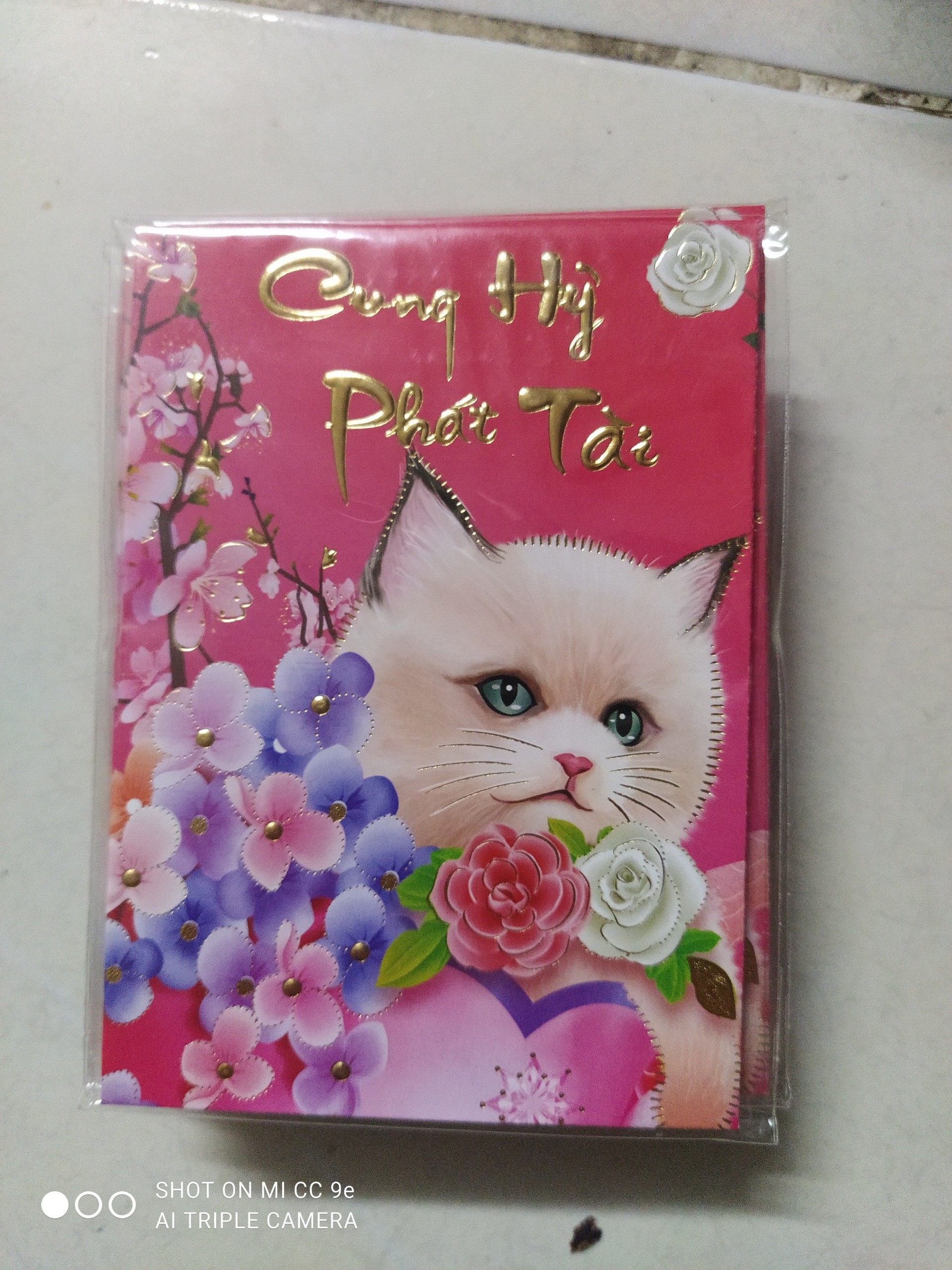 COMBO 30 BAO  LÌ XÌ NHỎ SIÊU ĐẸP (Kích thước 8X11cm) (6 bao/xấp, 30 bao là 5 xấp)