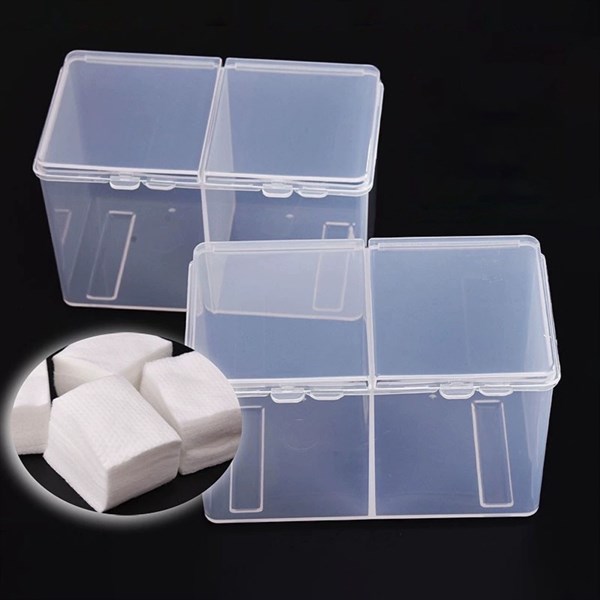 Hộp đựng giấy lau gel dùng trong làm móng làm nail hoặc đựng bông tẩy trang