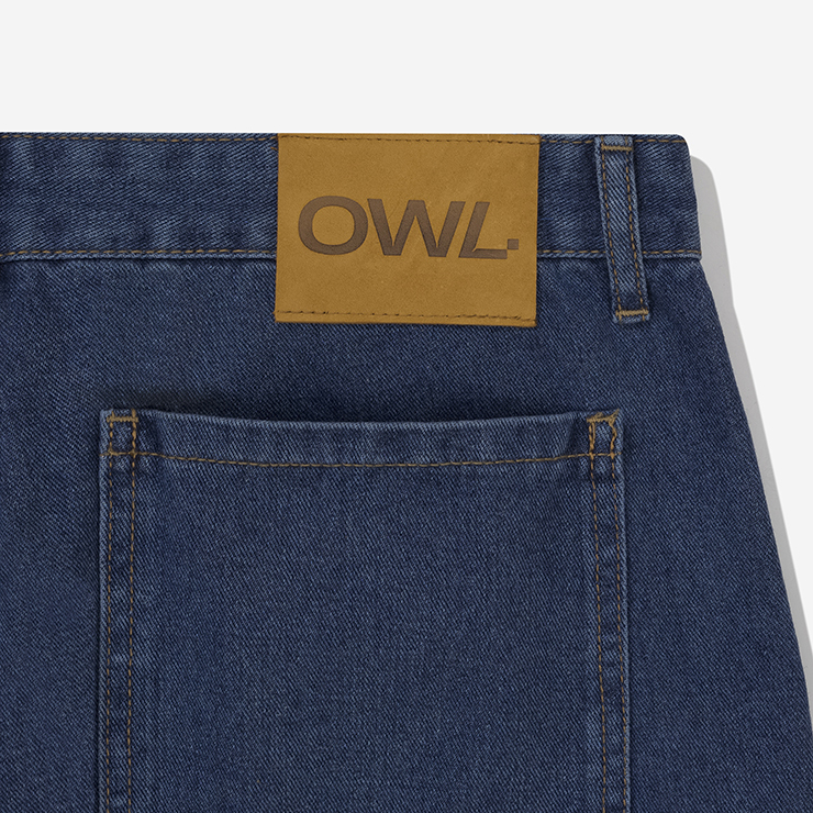 Quần jean Owlbrand Cargo V2/Xanh đậm