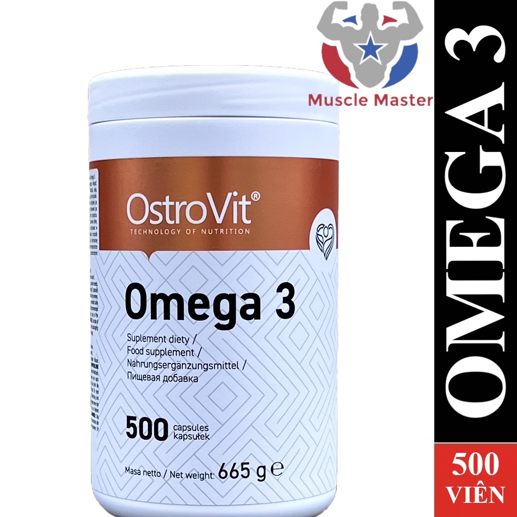 [HCM] Viên Dầu Cá Ostrovit Omega 3 500 Viên