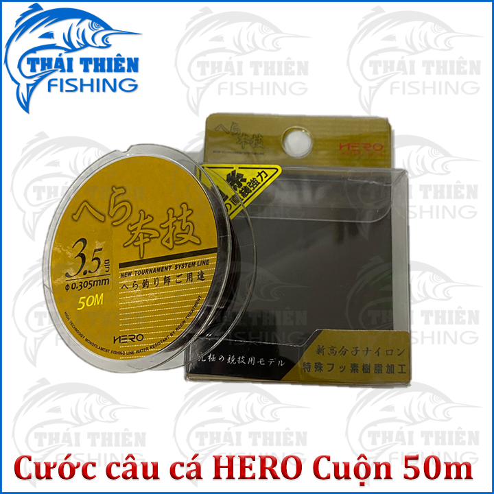 Dây câu, Cước câu cá Hero cuộn 50m