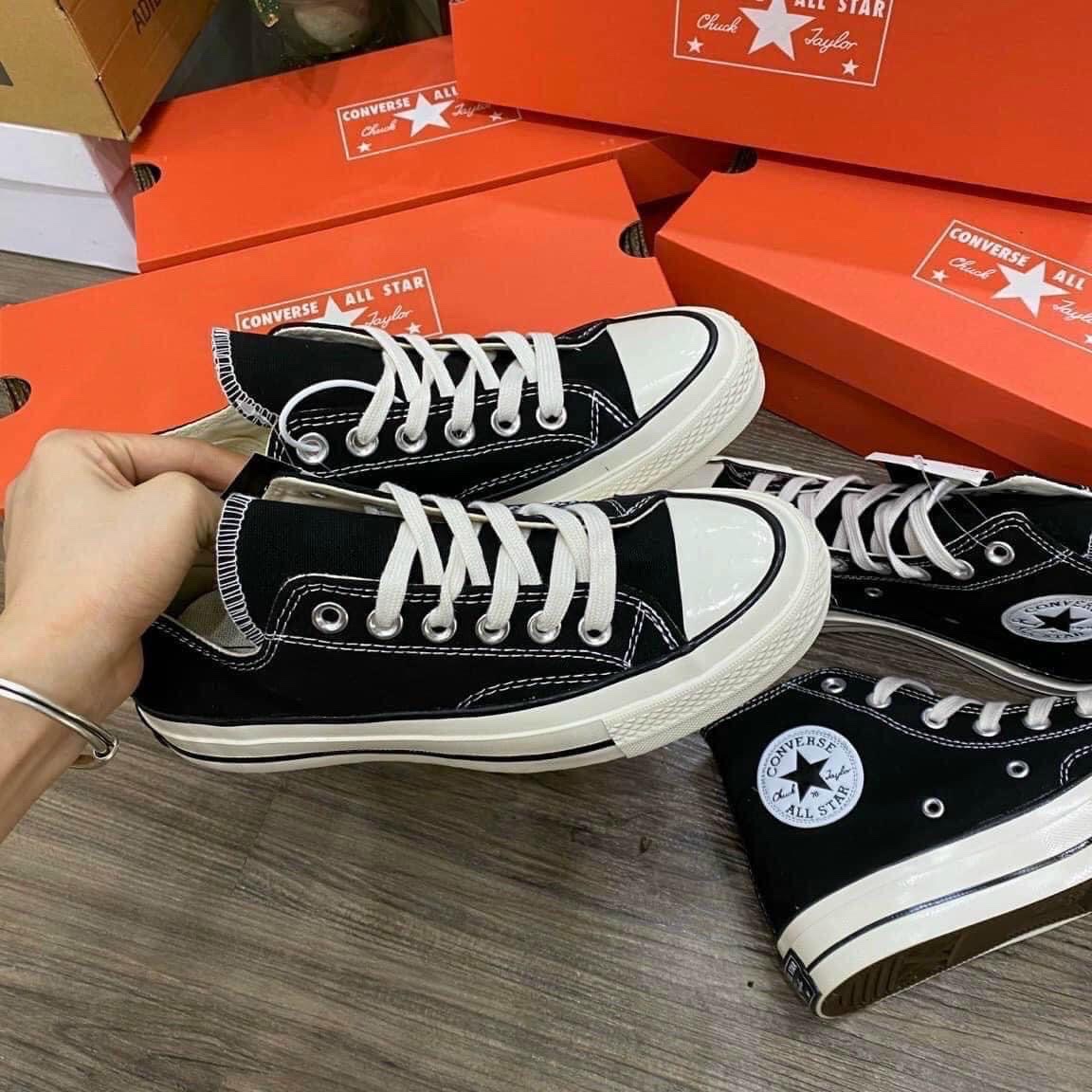 Giày Converse chuck 1970s cao cổ màu đen, Giày CV Đen