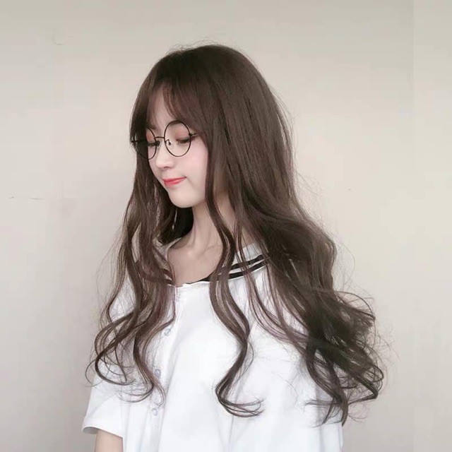 Tóc giả nguyên đầu xoăn dợn sóng tự nhiên 💄FREESHIP💄 Tóc giả nữ nguyên đầu cao cấp