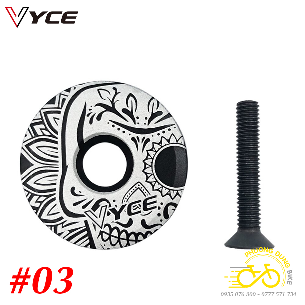 Nắp đậy pô tăng xe đạp vyce