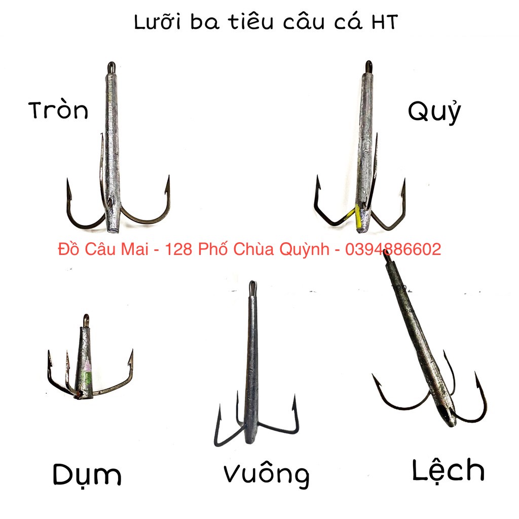 Lưỡi Câu Ba Tiêu (Mua 10 Tặng 1)