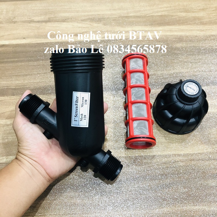 Lọc nước phi 34mm – Đen lõi màng 
